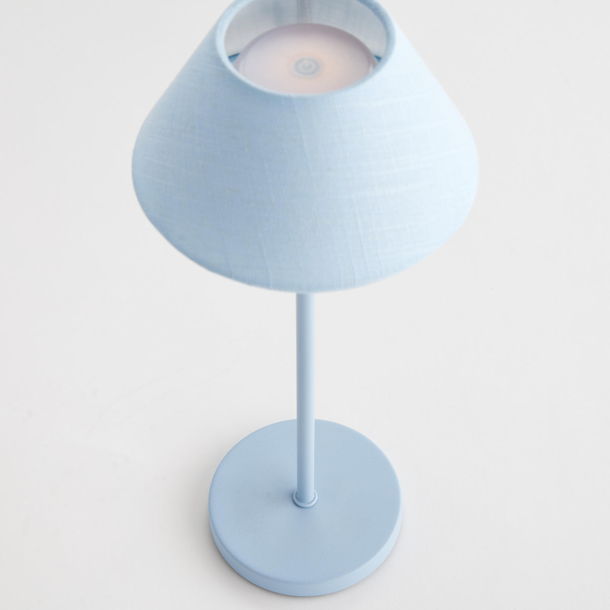 Napa Light Blue ALLUNA CORDLESS LED LAMP 14"