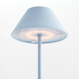 Napa Light Blue ALLUNA CORDLESS LED LAMP 14"