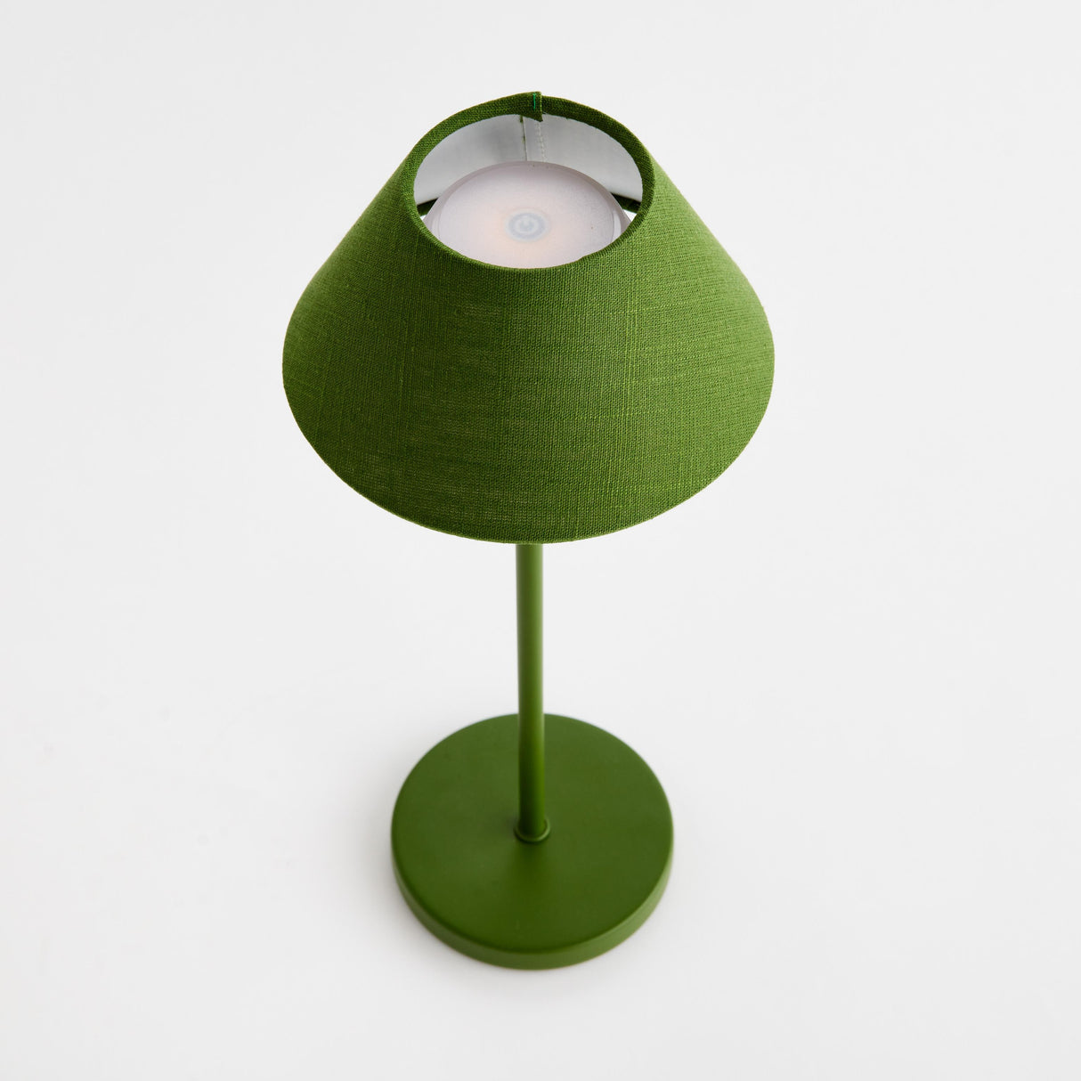 Napa Dark Green ALLUNA CORDLESS LED LAMP 14"