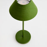 Napa Dark Green ALLUNA CORDLESS LED LAMP 14"