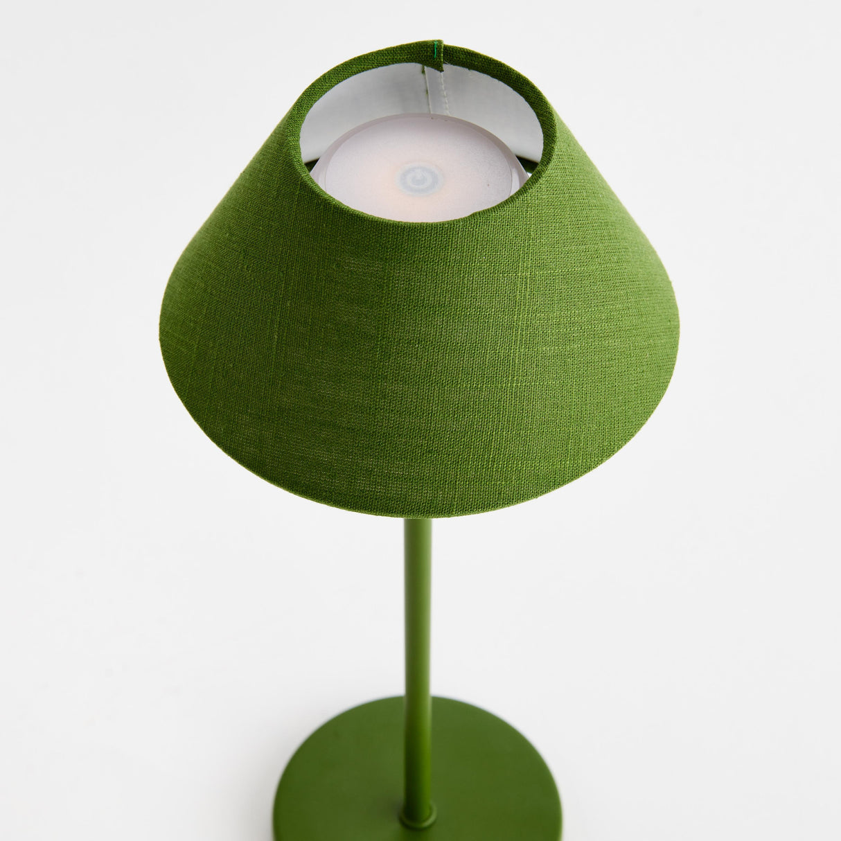Napa Dark Green ALLUNA CORDLESS LED LAMP 14"