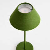 Napa Dark Green ALLUNA CORDLESS LED LAMP 14"