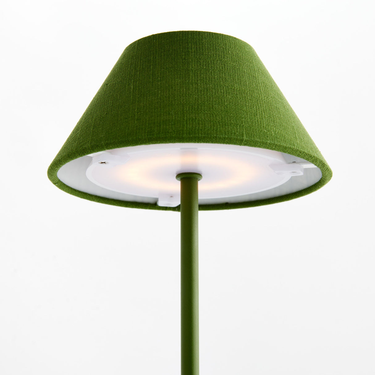 Napa Dark Green ALLUNA CORDLESS LED LAMP 14"