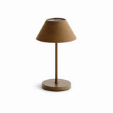 Napa Brown ALLUNA CORDLESS LAMP LINEN SHADE 10"