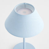 Napa Light Blue ALLUNA CORDLESS LED LAMP 10"