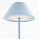 Napa Light Blue ALLUNA CORDLESS LED LAMP 10"