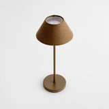 Napa Brown ALLUNA CORDLESS LED LAMP 14"