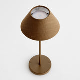 Napa Brown ALLUNA CORDLESS LED LAMP 14"