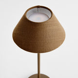 Napa Brown ALLUNA CORDLESS LED LAMP 14"