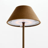 Napa Brown ALLUNA CORDLESS LED LAMP 14"