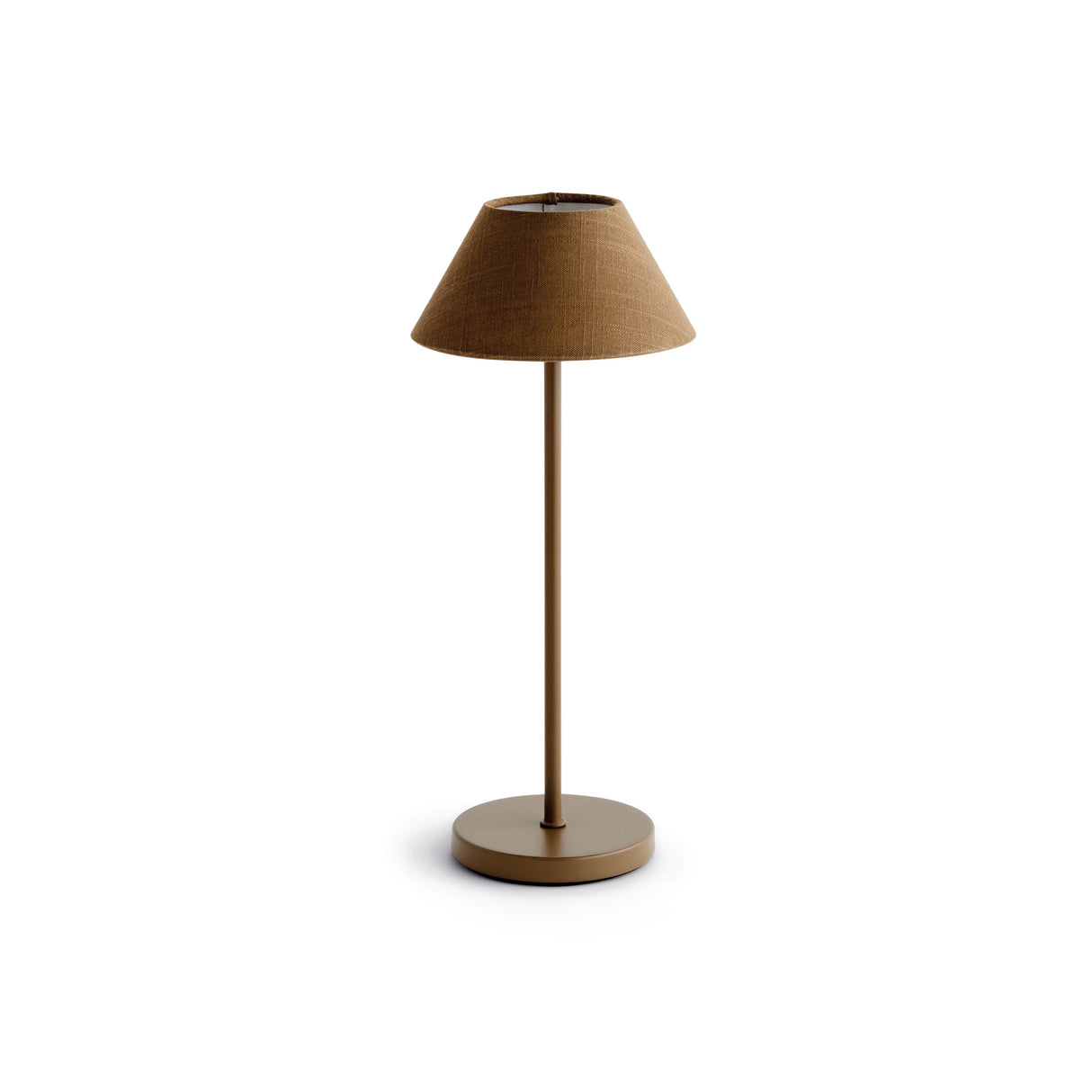Napa Brown ALLUNA CORDLESS LED LAMP 14"