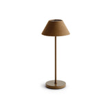 Napa Brown ALLUNA CORDLESS LED LAMP 14"