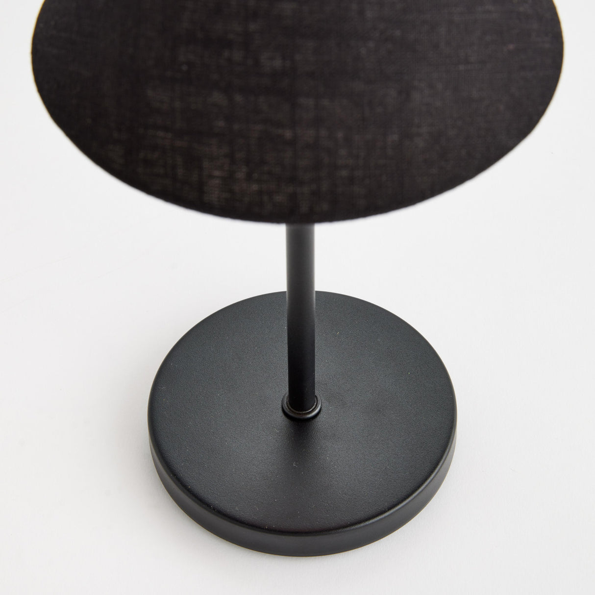 Napa Black ALLUNA CORDLESS LAMP LINEN SHADE 10"