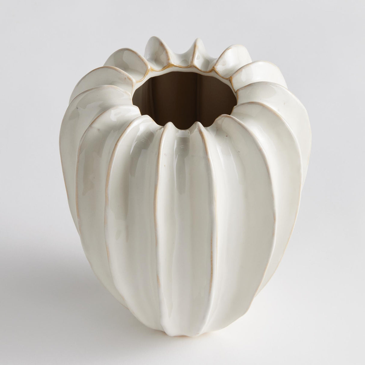 Napa White BLECKLYN VASE