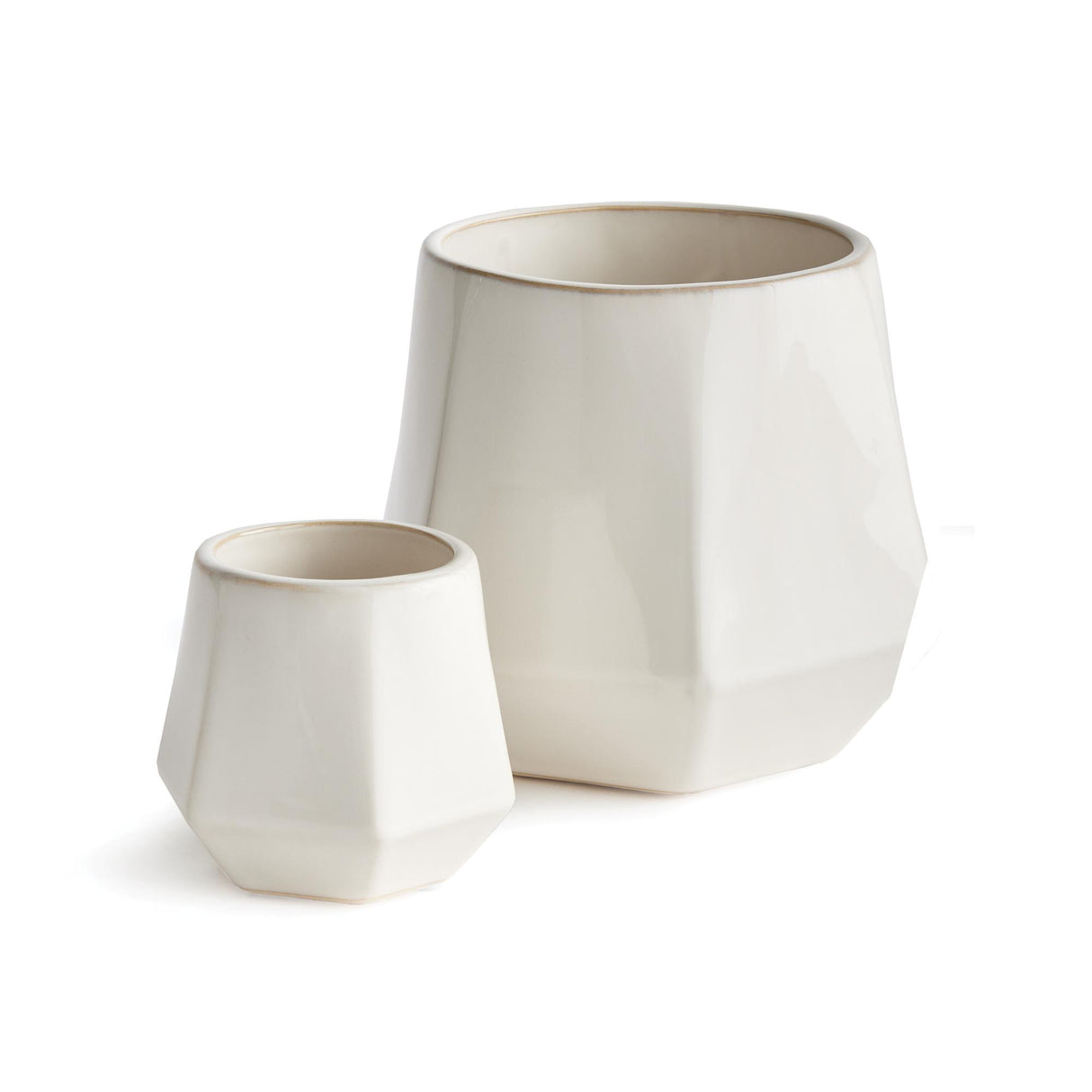 Napa White APEX POTS, SET OF 2