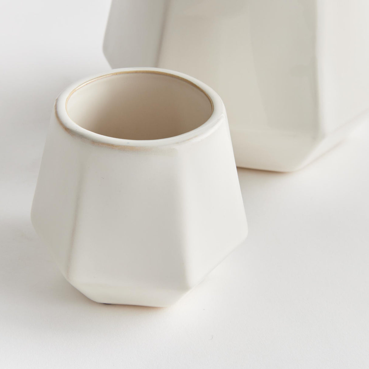 Napa White APEX POTS, SET OF 2