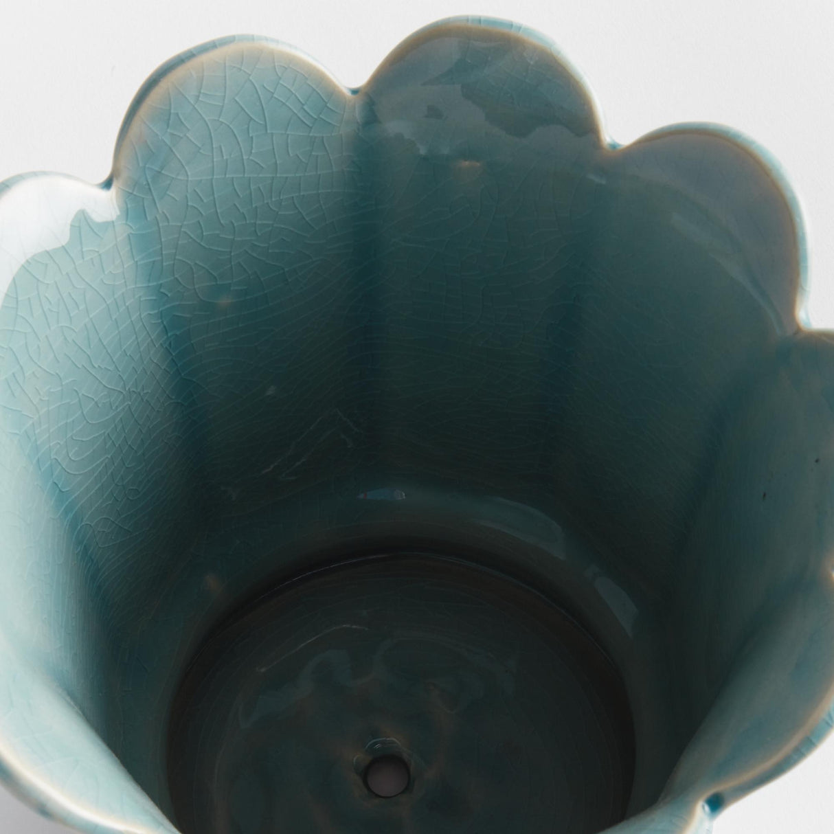 Napa Soft Blue MALINE FOOTED POT LARGE