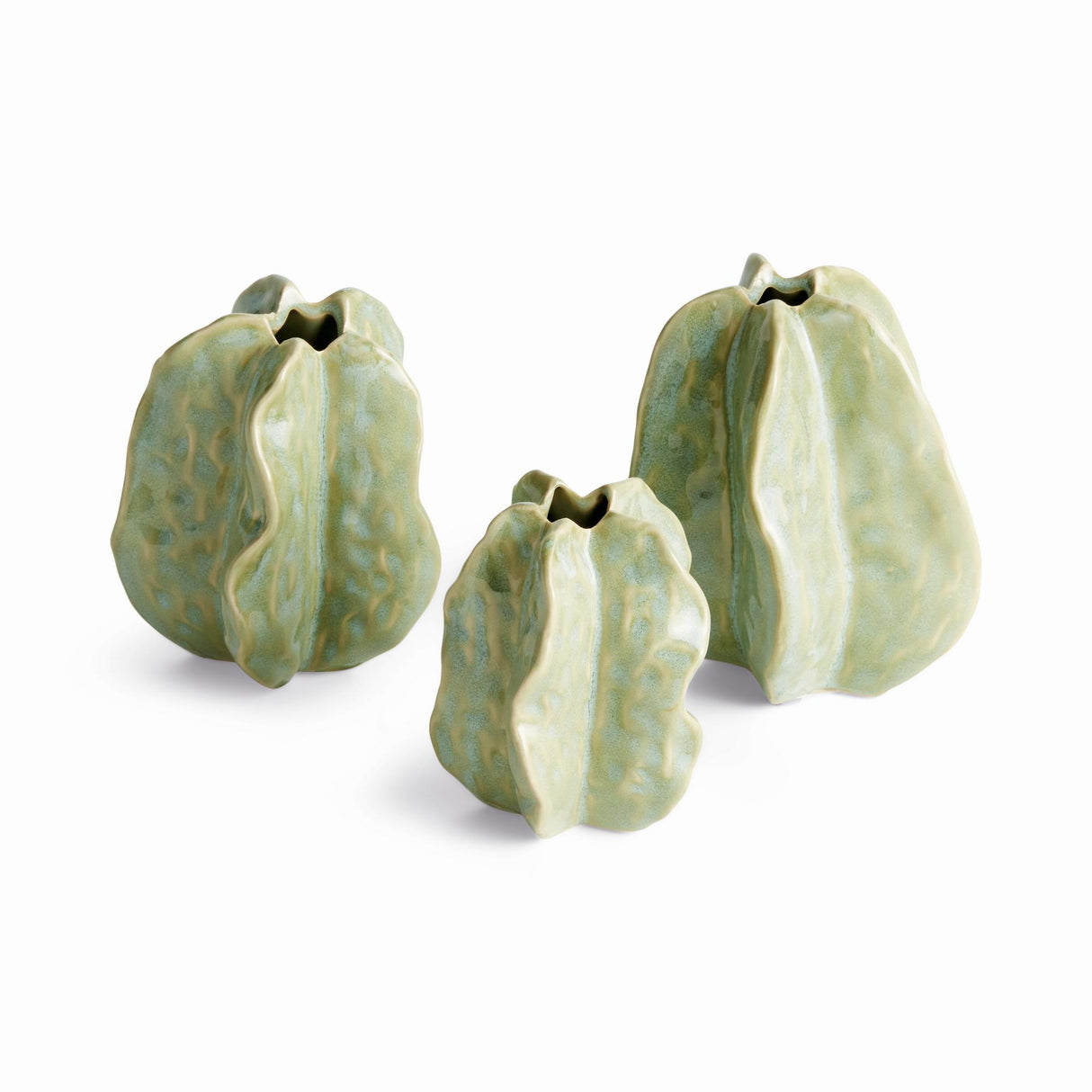 Napa Seafoam BETHANY BUD VASES, SET OF 3