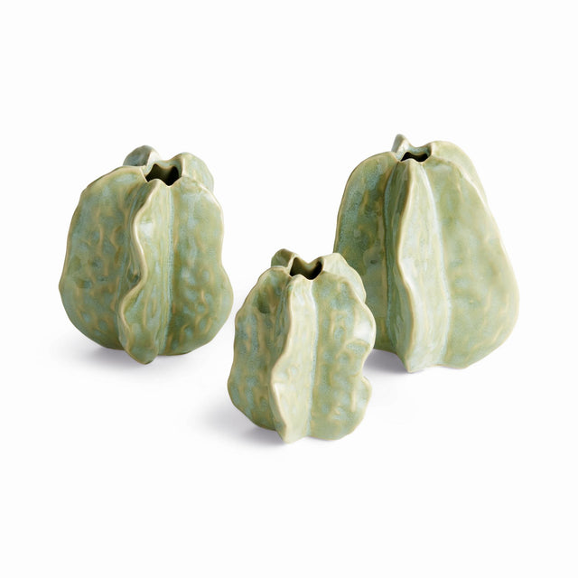 Napa Seafoam BETHANY BUD VASES, SET OF 3