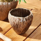 Napa Brown EVELYN POT SMALL