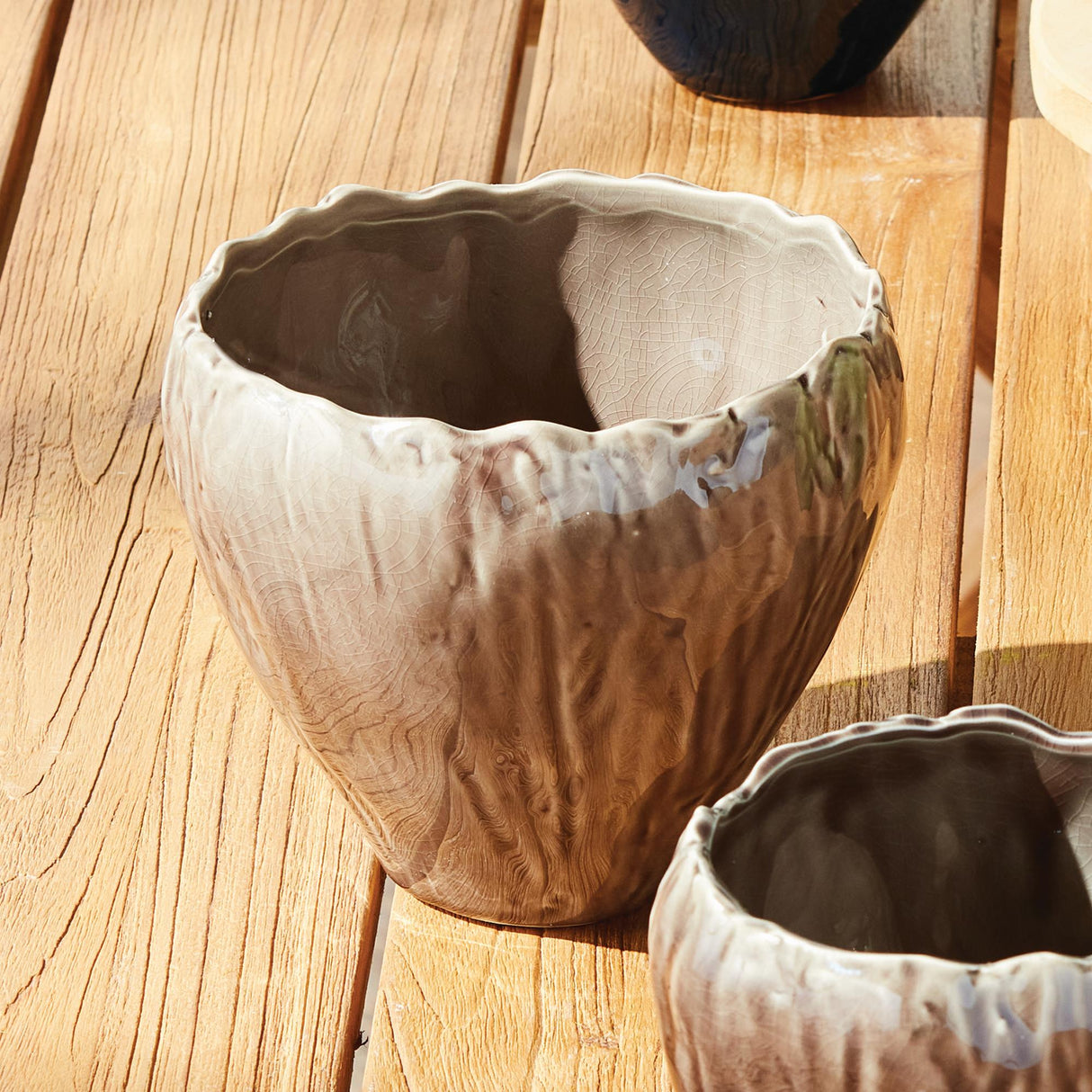 Napa Brown EVELYN POT LARGE