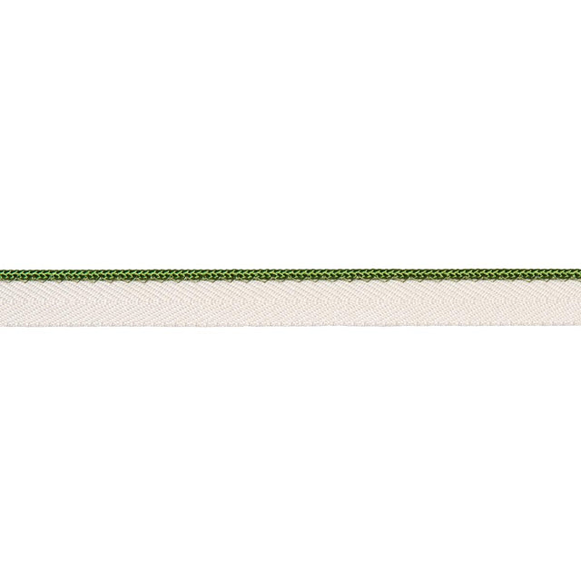 Schumacher Green Gustave Silk Lip Cord Narrow