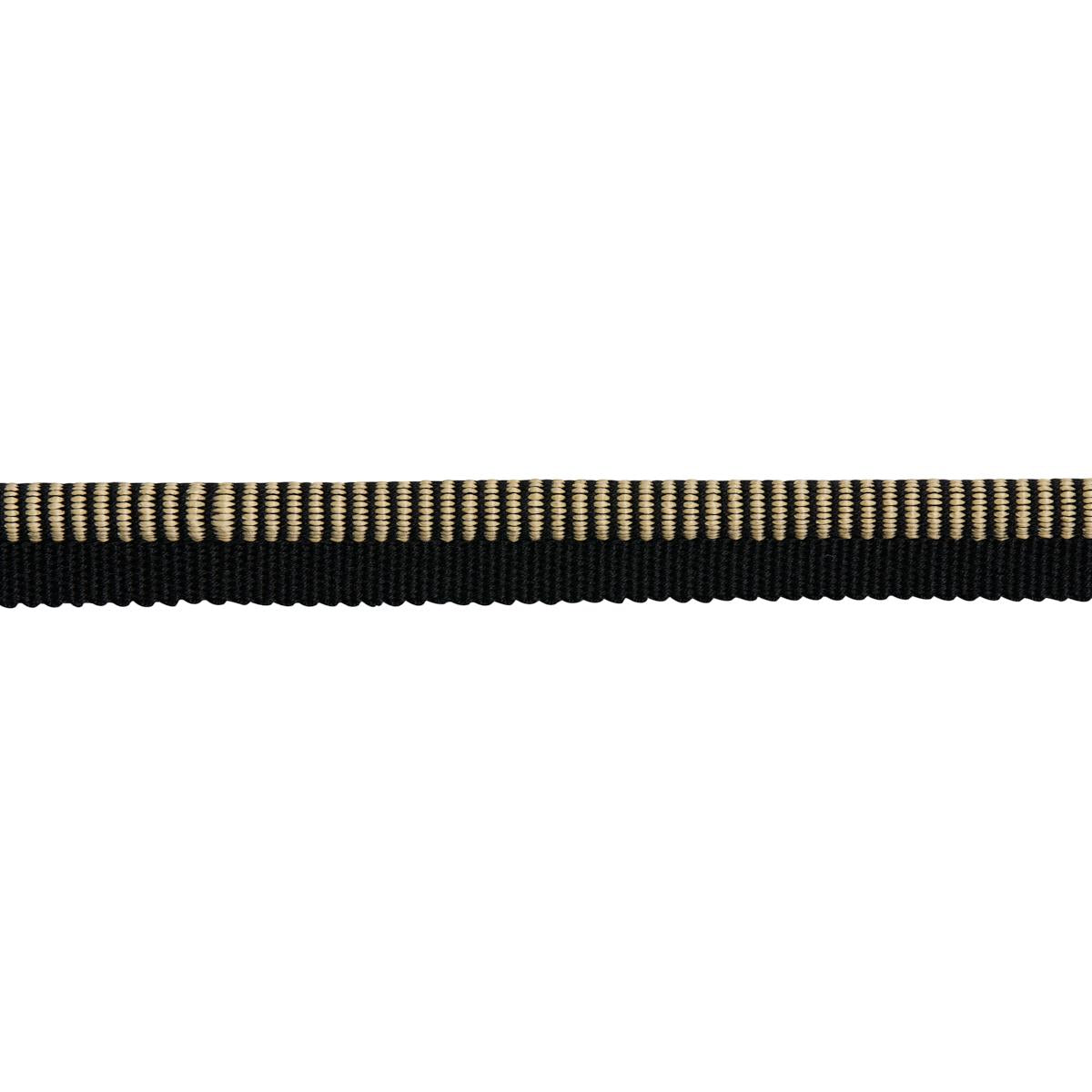 Schumacher Black Seville Ribbed Cord