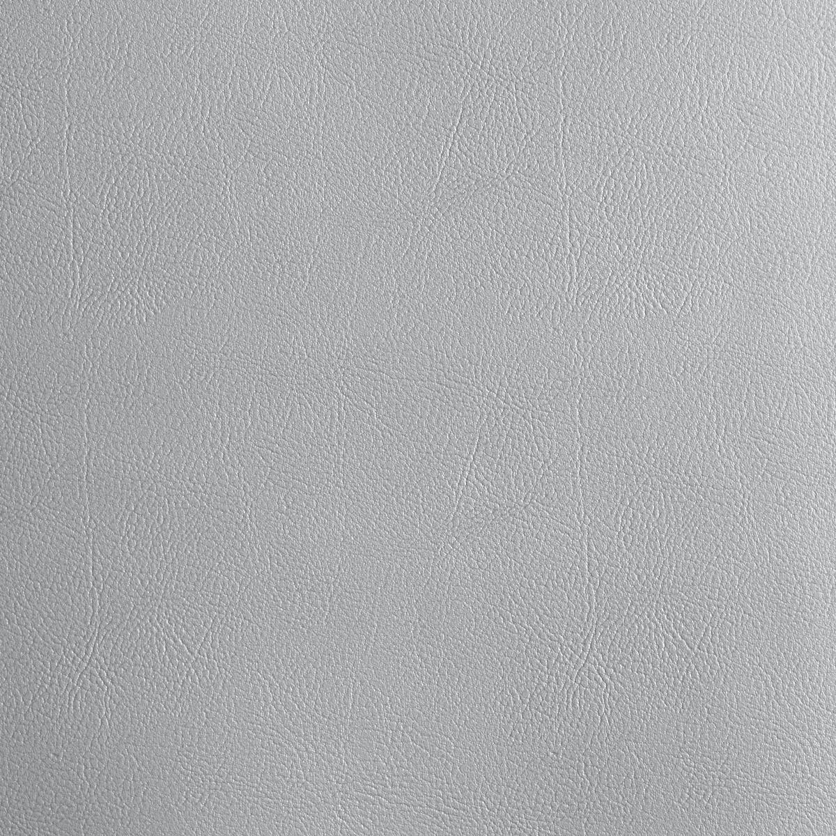 Schumacher Vegan Leather Indoor/Outdoor Silver Metallic Fabric