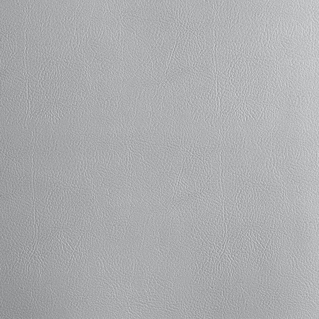 Schumacher Vegan Leather Indoor/Outdoor Silver Metallic Fabric