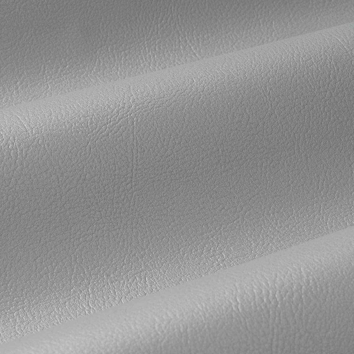 Schumacher Vegan Leather Indoor/Outdoor Silver Metallic Fabric