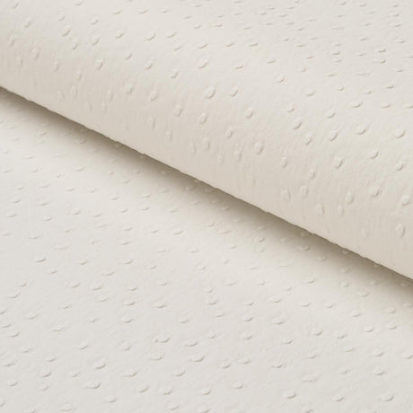 Schumacher Ostrich Vegan Leather Ivory Fabric