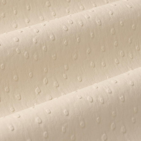 Schumacher Ostrich Vegan Leather Cream Fabric