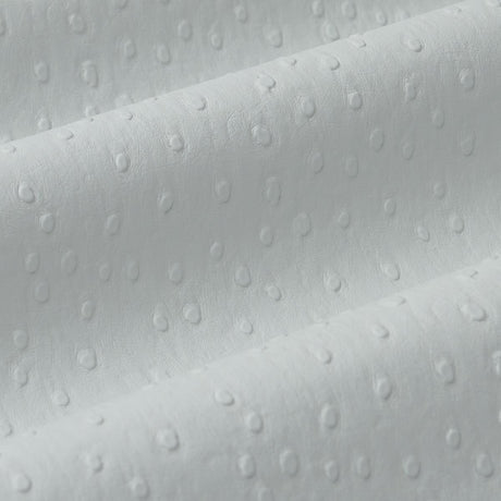 Schumacher Ostrich Vegan Leather Fog Fabric