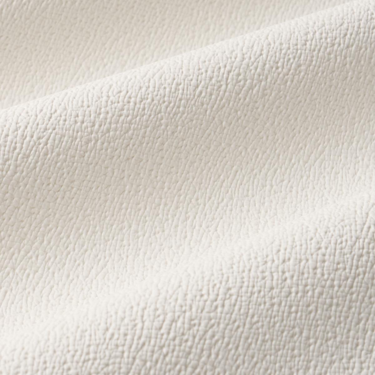 Schumacher Textured Vegan Leather Ivory Fabric