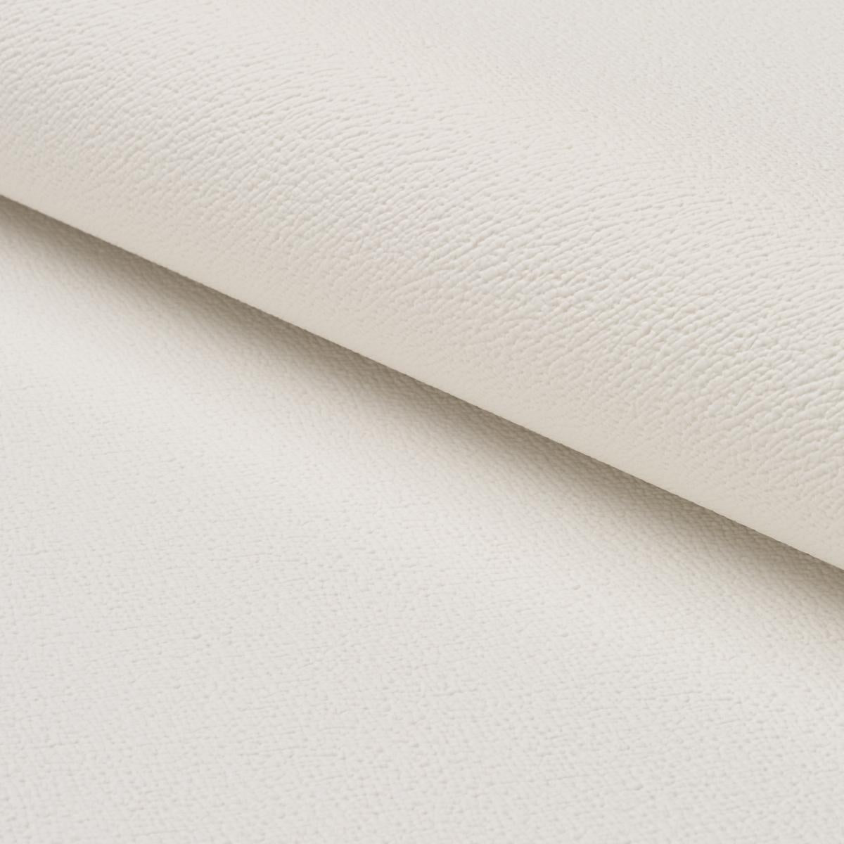 Schumacher Textured Vegan Leather Ivory Fabric