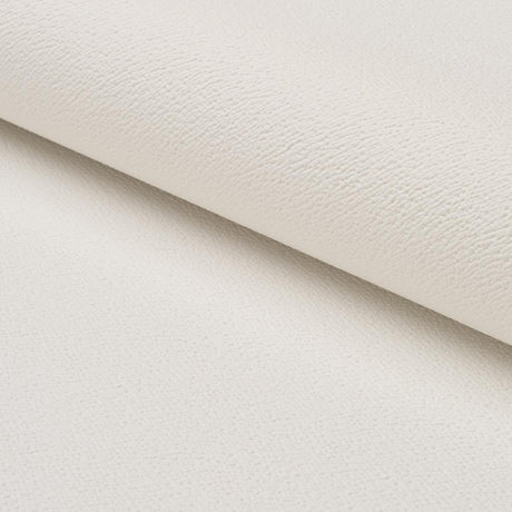 Schumacher Textured Vegan Leather Ivory Fabric