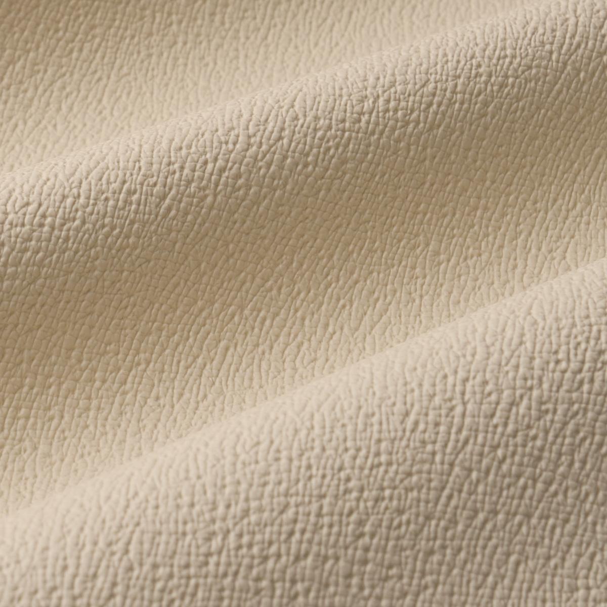 Schumacher Textured Vegan Leather Cream Fabric