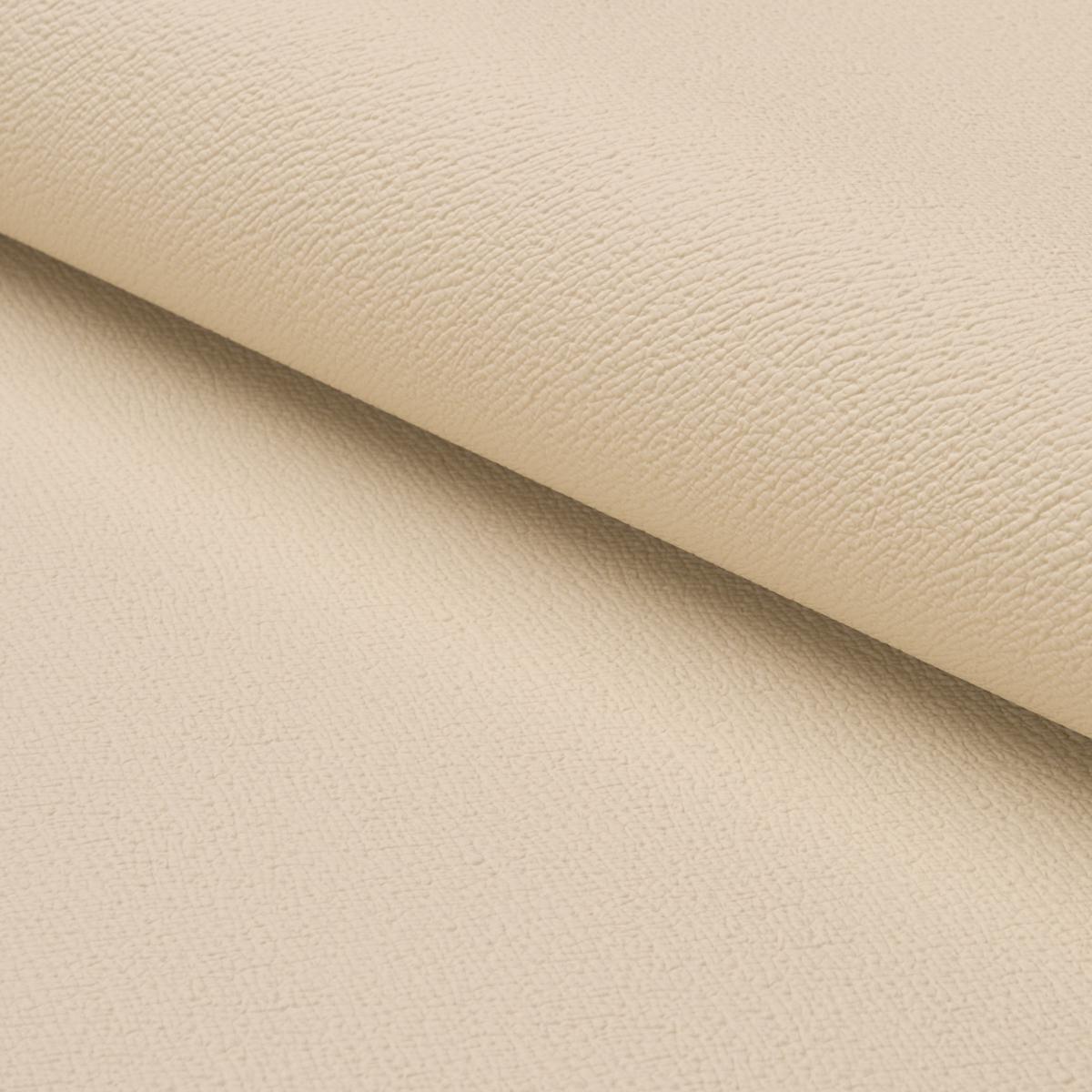 Schumacher Textured Vegan Leather Cream Fabric