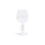 Zodax Clear Treetop Cheers Wine Glasses - Holiday Stemware, Set of 4