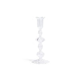 Zodax Marais Blown Glass Taper Candle Holders, Set of 4