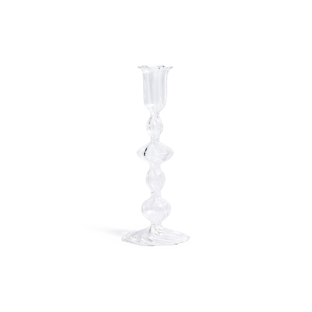 Zodax Marais Blown Glass Taper Candle Holders, Set of 4