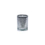 Zodax Silver Laser-Etched Metallic Glass Hurricane Candle Holders, Set of 2