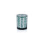 Zodax Green Laser-Etched Metallic Glass Hurricane Candle Holders, Set of 2