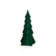 Zodax 12.5" Green Flocked Decorative Trees - Holiday Tabletop Dcor, Set of 4