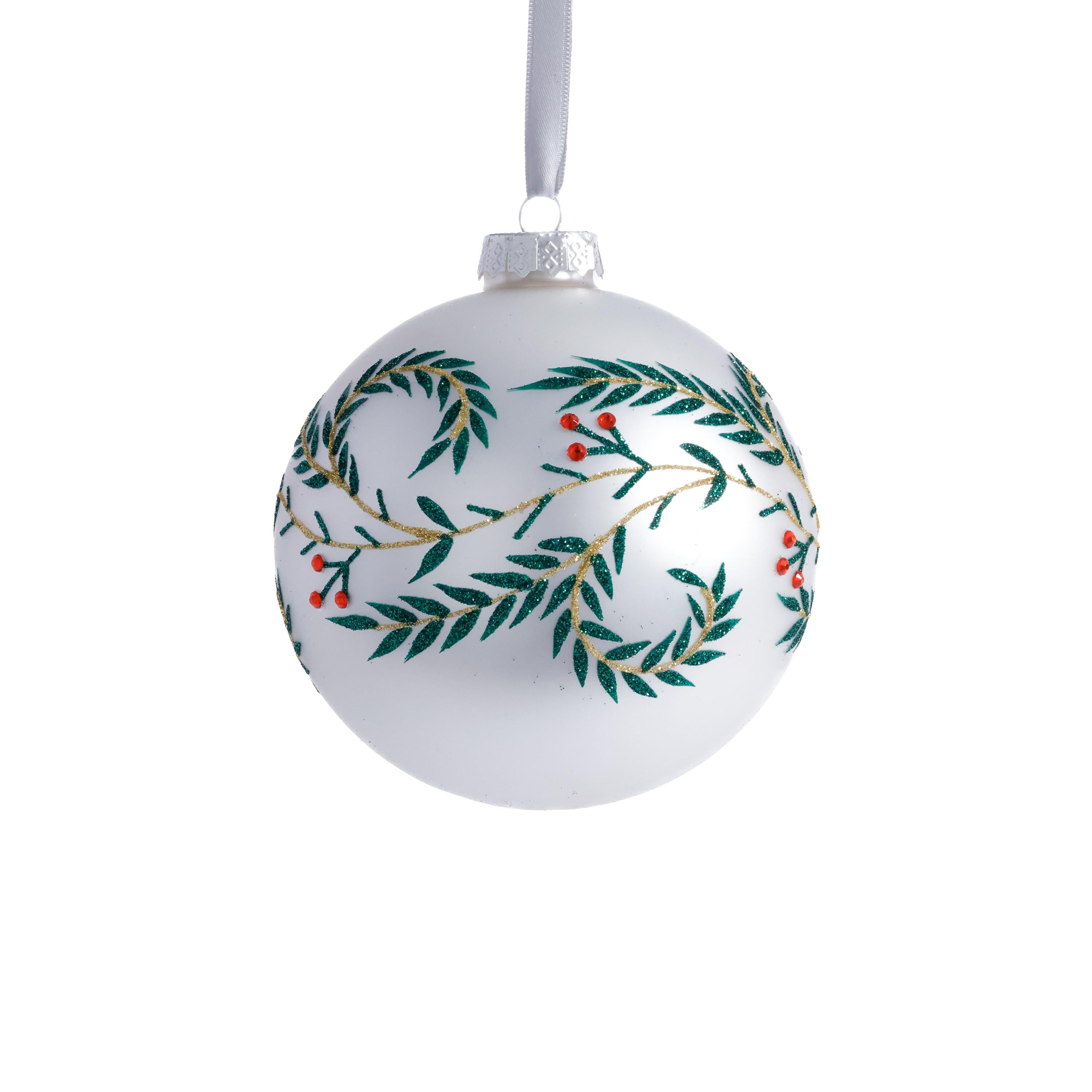 Zodax Glass Ball Ornaments
