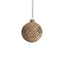 Zodax 3.25" Shiny Gold Metallic Glass Ball Christmas Ornaments, Set of 6