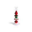 Zodax 9" Holiday Mercury Glass Taper Candle Holders, Set of 4