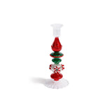 Zodax 9" Holiday Mercury Glass Taper Candle Holders, Set of 4