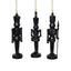 Zodax Black Patrice Soldier Holiday Ornaments, 6 Hanging Pieces (2 Sets of 3 Assorted)