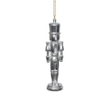Zodax Silver & Gold Hartwin Metallic Nutcracker Holiday Hanging Ornaments, Set of 6